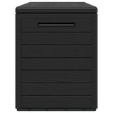 Garden Storage Box Anthracite 116x44x55 cm - 45-Degree Angle