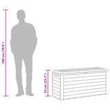 Garden Storage Box Anthracite 116x44x55 cm - Extra Image