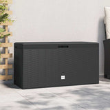 Garden Storage Box Anthracite 114x47x60 cm - Front View