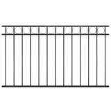 Fence Panel Assen Steel 163x80 cm Black