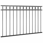 Fence Panel Assen Steel 163x80 cm Black