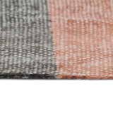 Handwoven Kilim Rug Cotton 120x180 cm Printed Multicolour - 45-Degree Angle