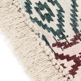 Handwoven Kilim Rug Cotton 120x180 cm Printed Multicolour - Side View