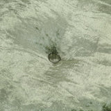 Round Pouffe Velvet 40x20 cm Green - Side View