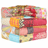 Modular Pouffe Patchwork Fabric - 45-Degree Angle