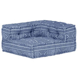 Modular Pouffe Indigo Fabric - 45-Degree Angle