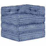 Modular Pouffe Indigo Fabric