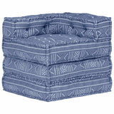 Modular Pouffe Indigo Fabric - Extra Image