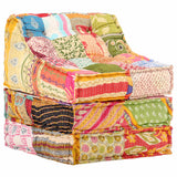 Modular Pouffe Patchwork Fabric - Extra Image
