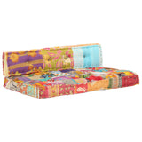 Pallet Sofa Cushion Multicolour Fabric Patchwork - Extra Image