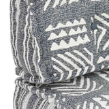 Pallet Sofa Cushion Grey Fabric Patchwork