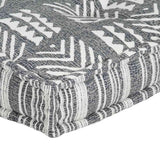 Pallet Sofa Cushion Grey Fabric Patchwork