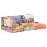 Pallet Sofa Cushion Multicolour Fabric Patchwork - Extra Image