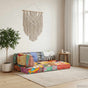 Pallet Sofa Cushion Multicolour Fabric Patchwork