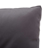 2-Seater Garden Sofa with Cushions Grey 124 cm Poly Rattan - 45-Degree Angle