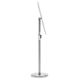 A3 Pedestal Poster Stand Silver Aluminium Alloy - Top-Down View