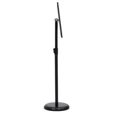 A4 Pedestal Poster Stand Black Aluminium Alloy - Top-Down View
