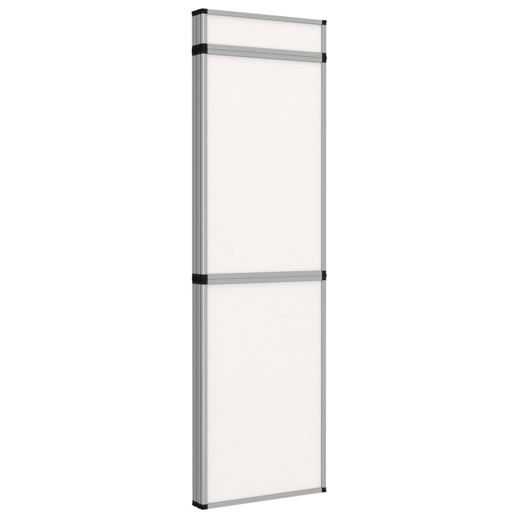 15-Panel Folding Exhibition Display Wall 302x200 cm White