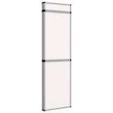 15-Panel Folding Exhibition Display Wall 302x200 cm White - Top-Down View