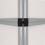 15-Panel Folding Exhibition Display Wall 302x200 cm White - 45-Degree Angle