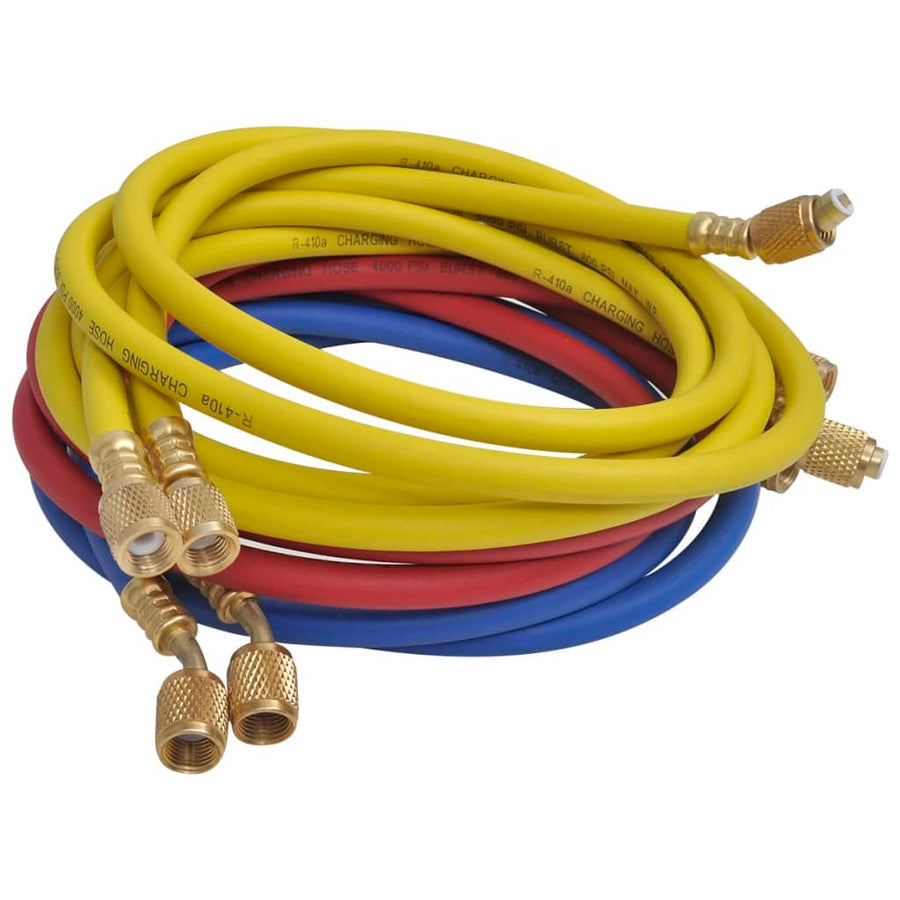 Single Stage Vacuum Pump with 4-Way Manifold Gauge Set