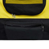 2-in-1 Pet Bike Trailer and Jogging Stroller Yellow and Black - Low Angle