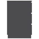Writing Desk Grey 140x50x77 cm Engineered Wood - 45-Degree Angle