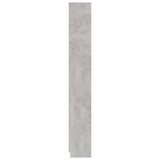 5-Tier Book Cabinet Concrete Grey 60x24x175 cm Engineered Wood - 45-Degree Angle