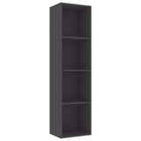 Book Cabinet Grey 40x30x151.5 cm Engineered Wood