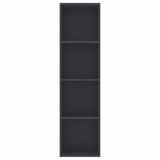 Book Cabinet Grey 40x30x151.5 cm Engineered Wood - 45-Degree Angle