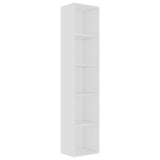 Book Cabinet White 40x30x189 cm Engineered Wood