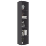 Book Cabinet Grey 40x30x189 cm Engineered Wood