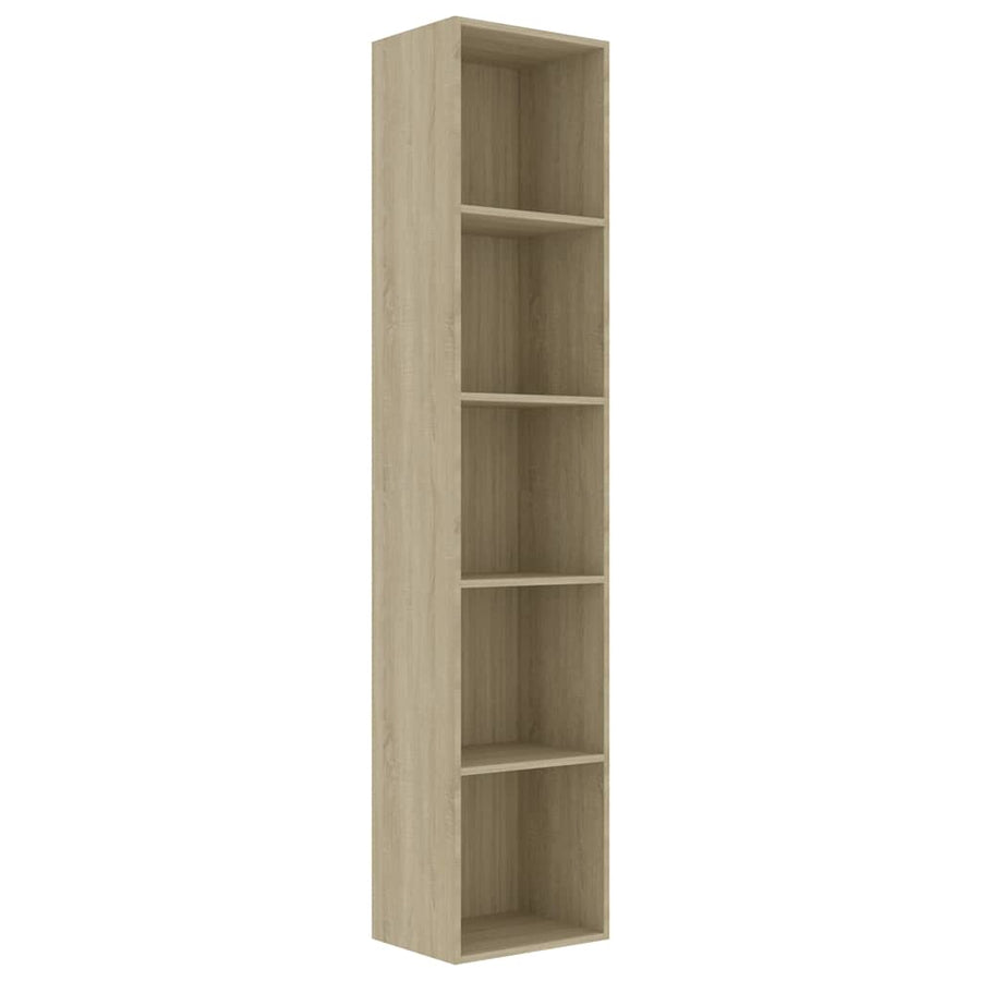 Book Cabinet Sonoma Oak 40x30x189 cm Engineered Wood