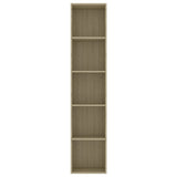 Book Cabinet Sonoma Oak 40x30x189 cm Engineered Wood