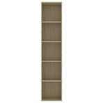 Book Cabinet Sonoma Oak 40x30x189 cm Engineered Wood