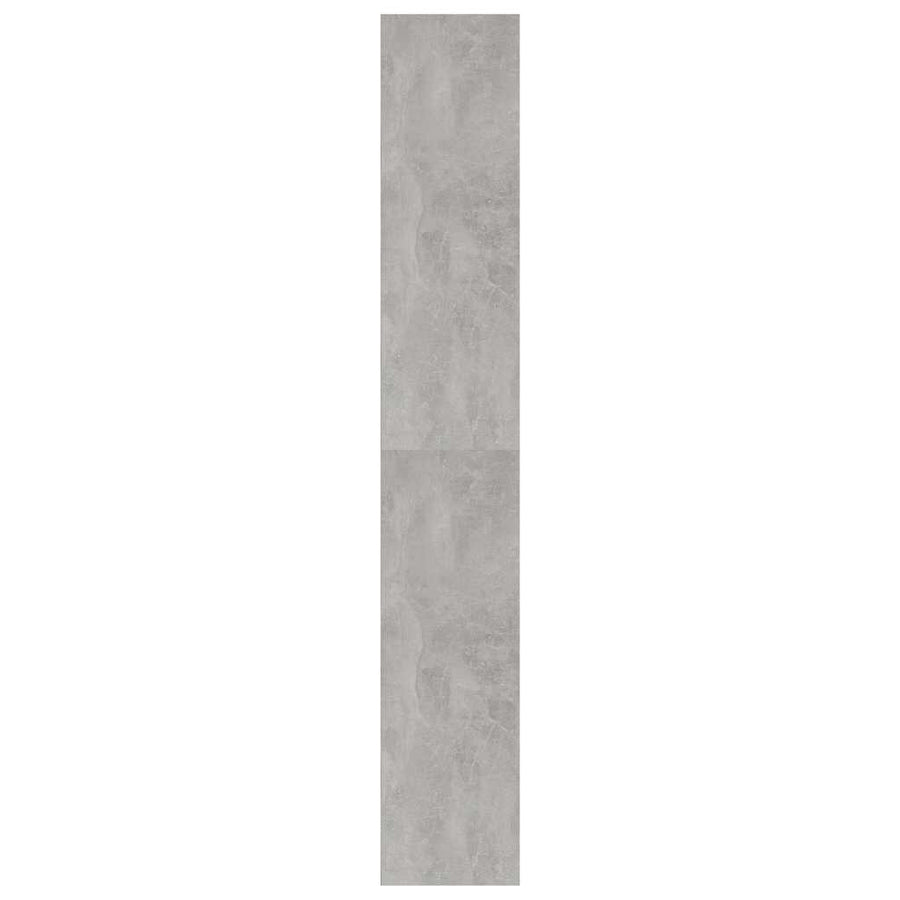 Book Cabinet Concrete Grey 40x30x189 cm Engineered Wood