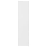 Book Cabinet White 50x25x106 cm Engineered Wood