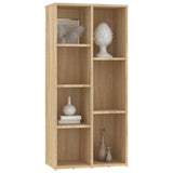 Book Cabinet Sonoma Oak 50x25x106 cm Engineered Wood - Side View