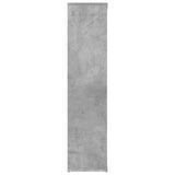 Book Cabinet Concrete Grey 50x25x106 cm Engineered Wood