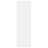 Book Cabinet White 98x30x98 cm Engineered Wood - Low Angle