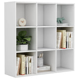 Book Cabinet White 98x29x97.5 cm Engineered Wood - 45-Degree Angle