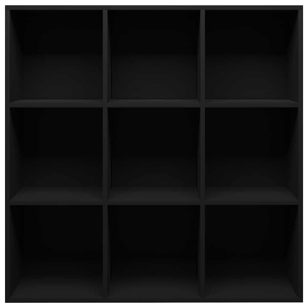 Book Cabinet Black 98x29x97.5cm Engineered Wood