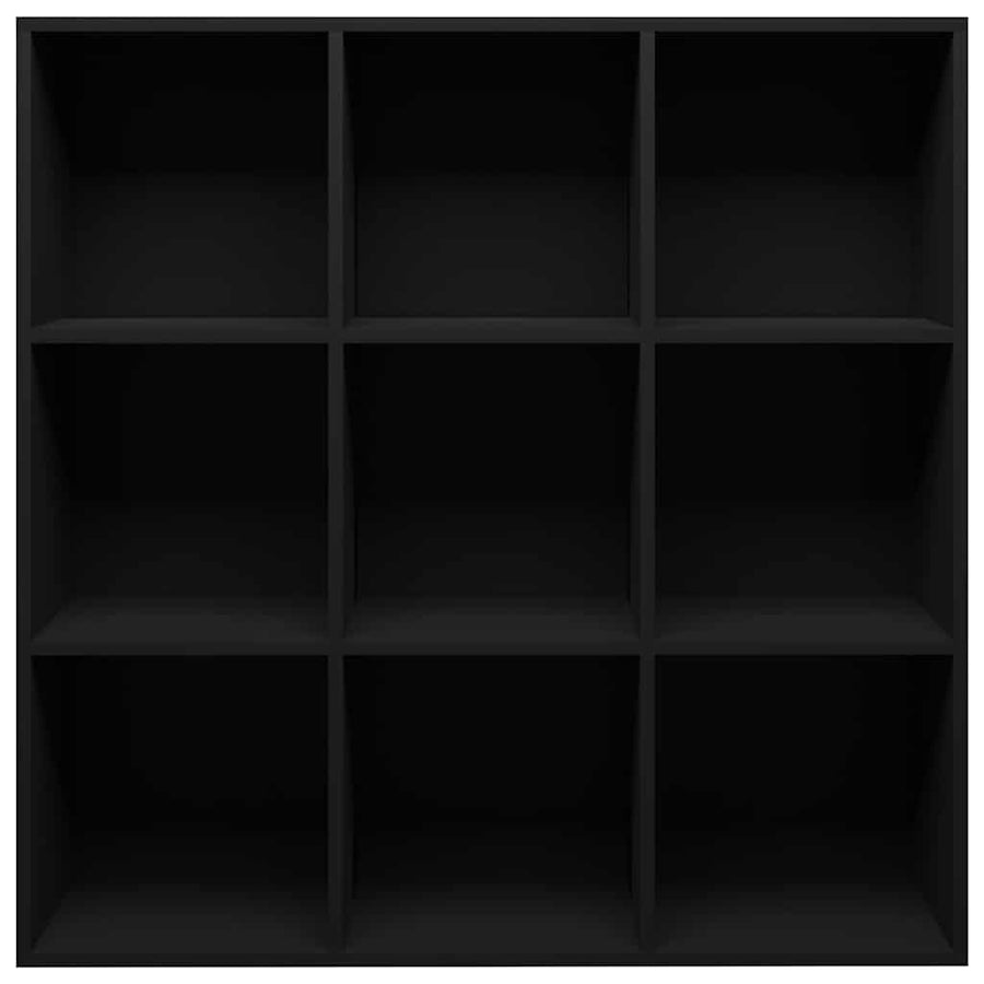 Book Cabinet Black 98x29x97.5cm Engineered Wood