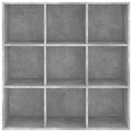 Book Cabinet Concrete Grey 98x29x97.5 cm Engineered Wood