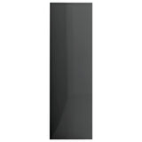 Book Cabinet High Gloss Grey 98x29x97.5 cm Engineered Wood
