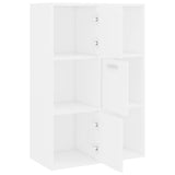 Storage Cabinet White 60x29.5x90 cm Engineered Wood - Rear View