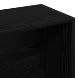 Storage Cabinet Balck 60x29.5x90 cm Engineered Wood