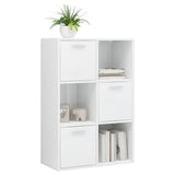 Storage Cabinet High Gloss White 60x29.5x90 cm Engineered Wood - Top-Down View