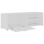 TV Cabinet White 120x34x37 cm Engineered Wood