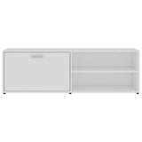 TV Cabinet White 120x34x37 cm Engineered Wood